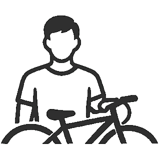 Florian beim Radfahren