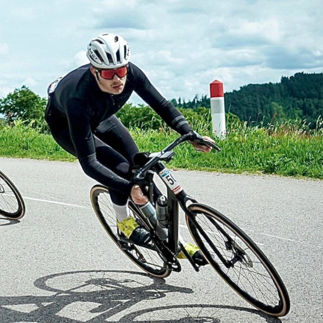 Fred beim Radfahren