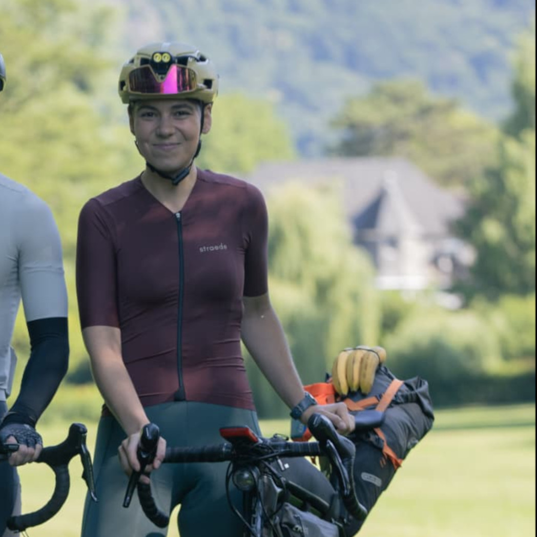 Lissi beim Radfahren