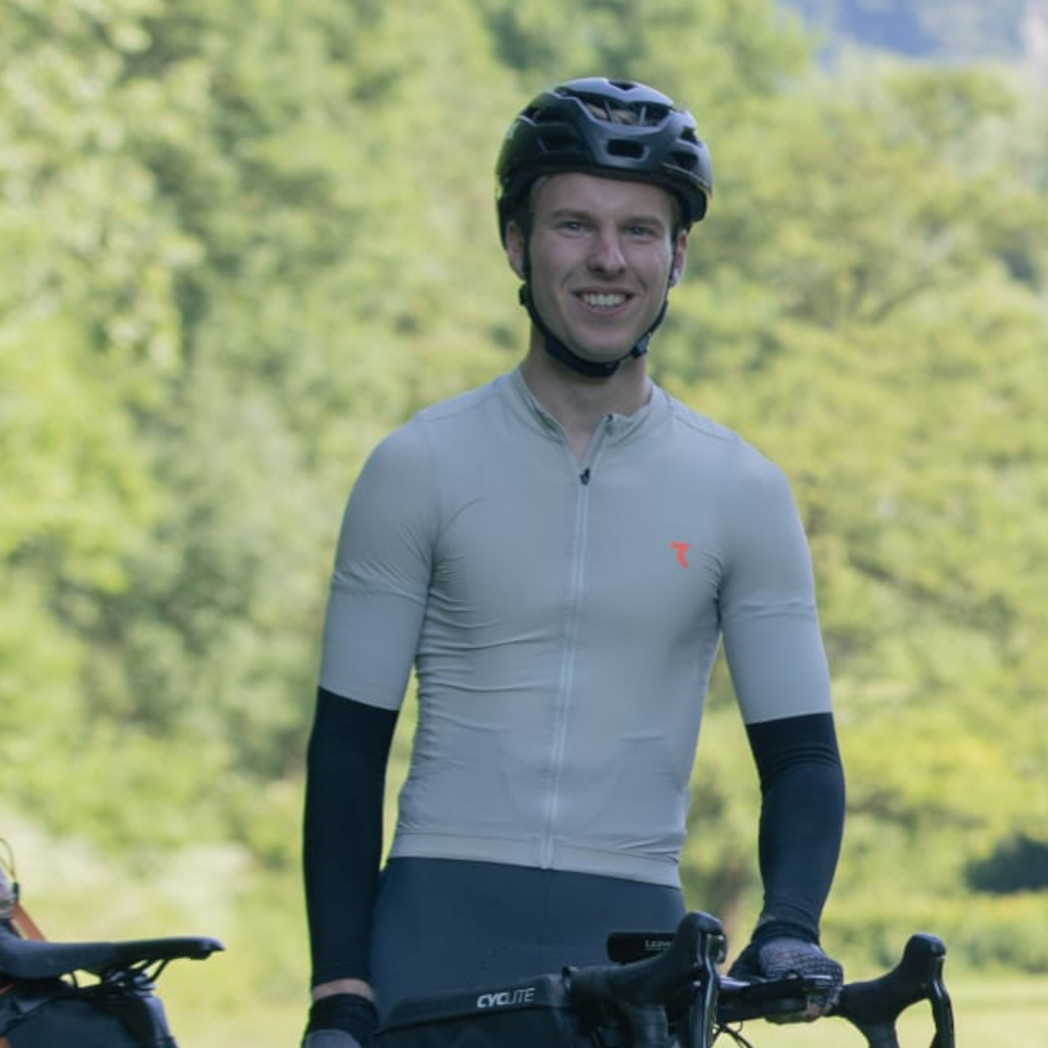 Marco beim Radfahren